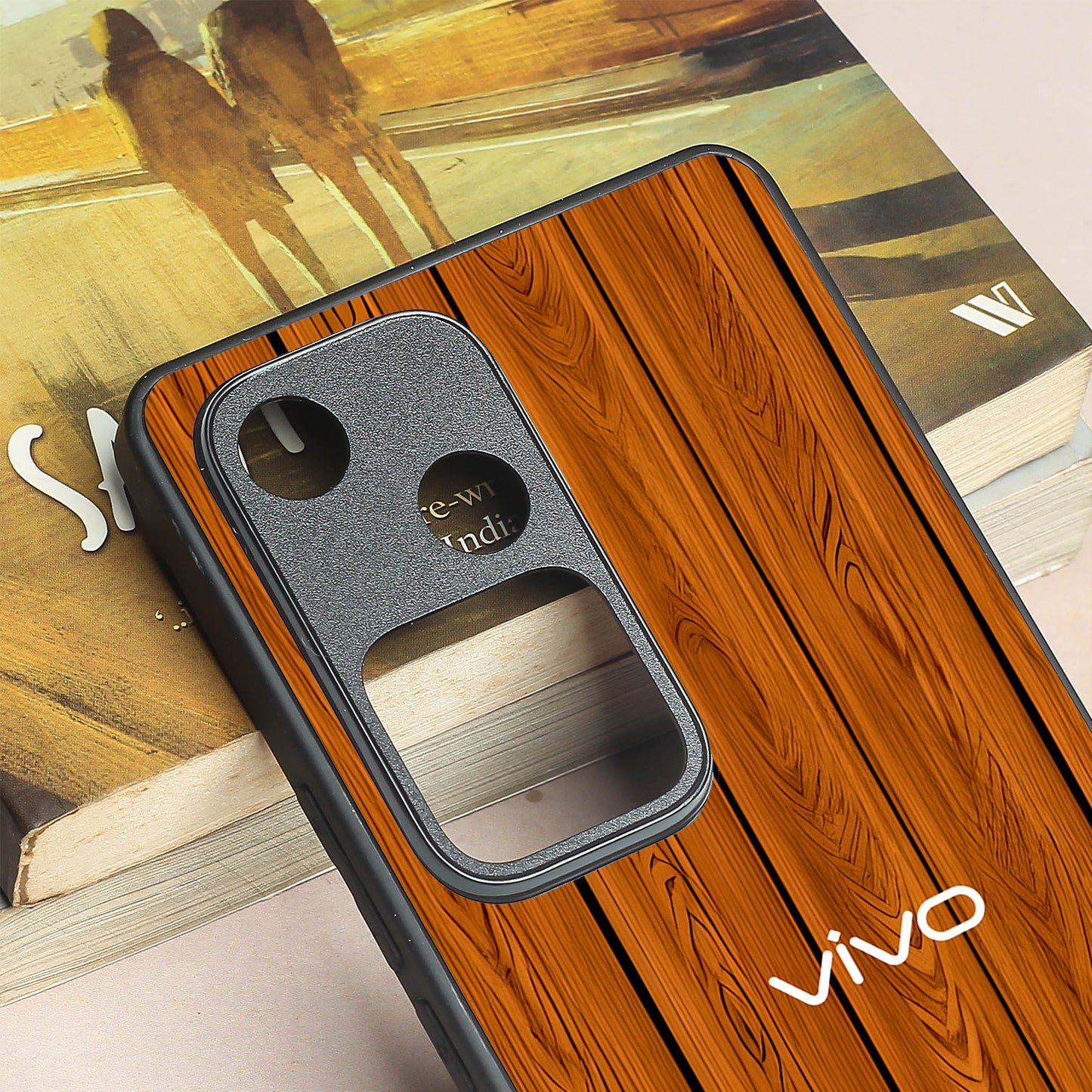 WoodCraft Touch metal back case for Vivo S18