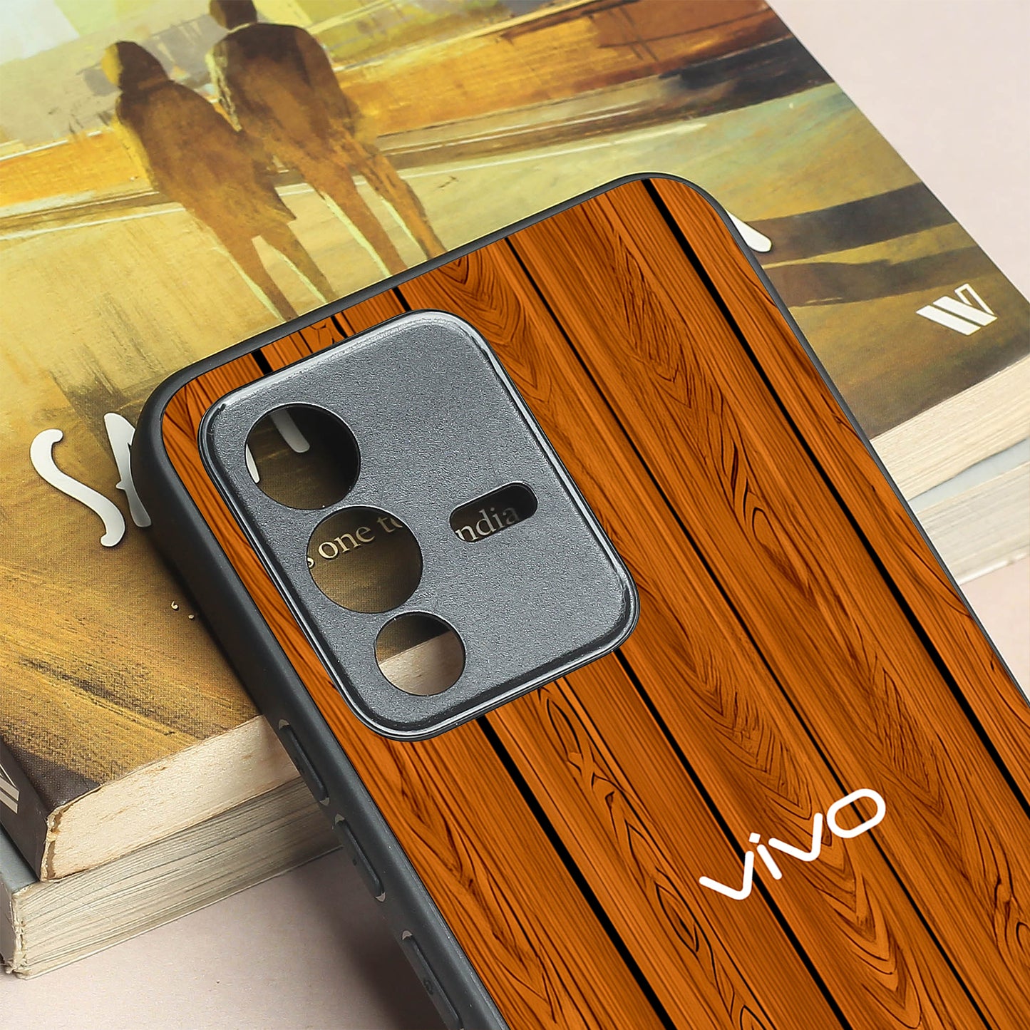 WoodCraft Touch metal back case for Vivo V23