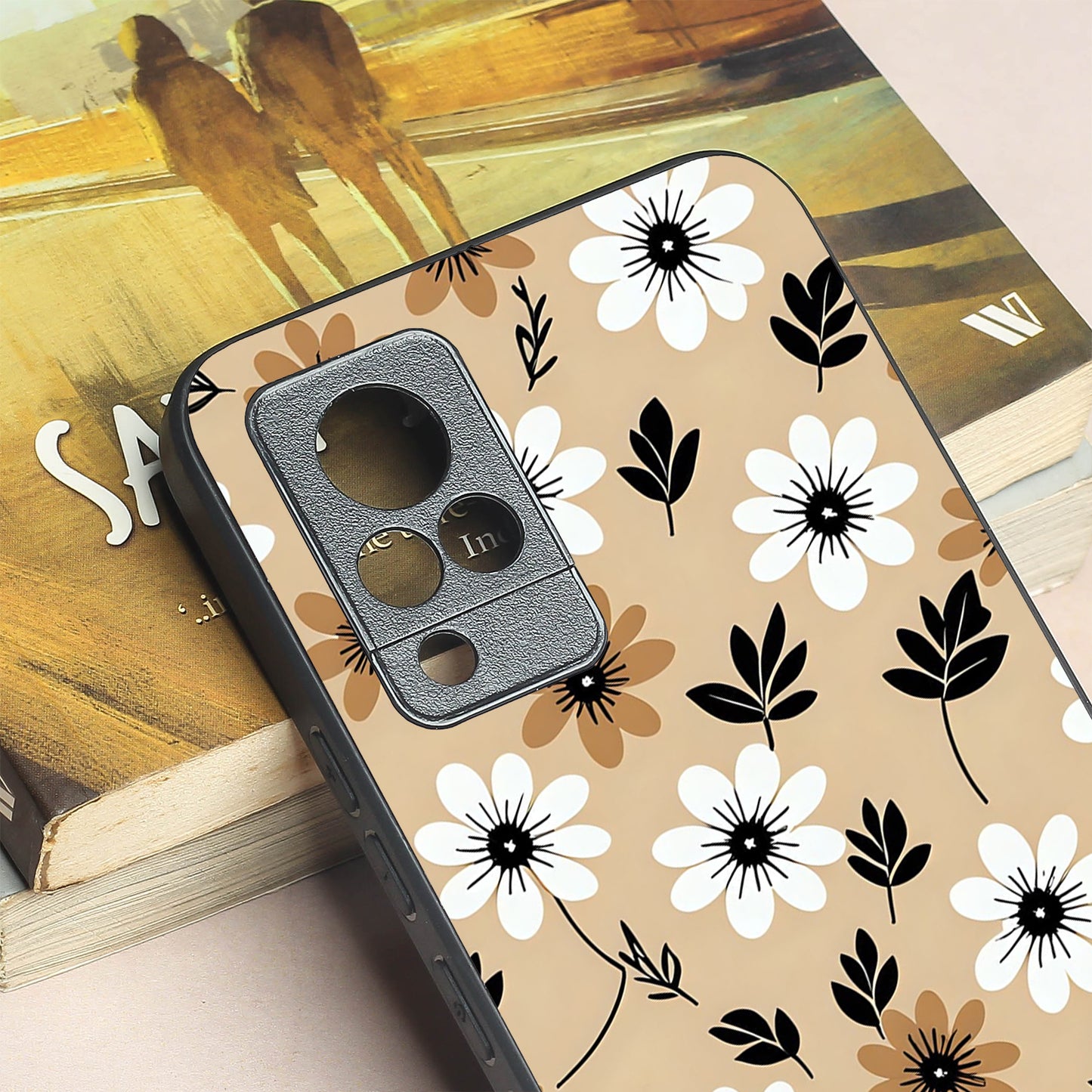 Daisy Dusk metal back case for Vivo V21