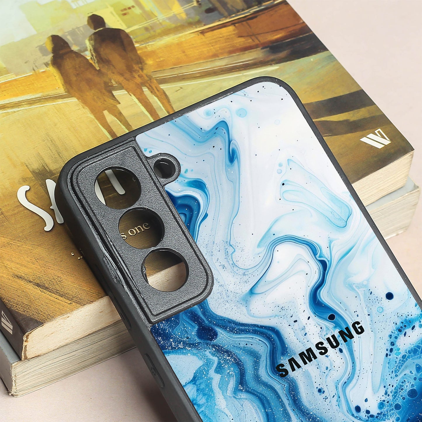 Neptune Swirl metal back case for Samsung S21 FE