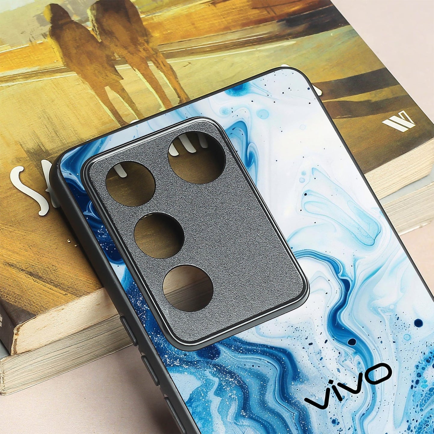Neptune Swirl metal back case for Vivo V16 Pro