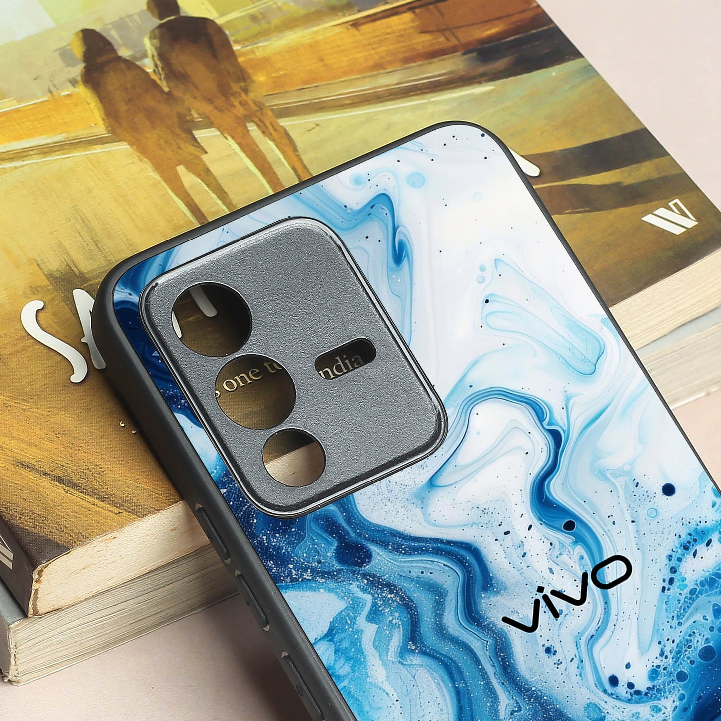 Neptune Swirl metal back case for Vivo V23