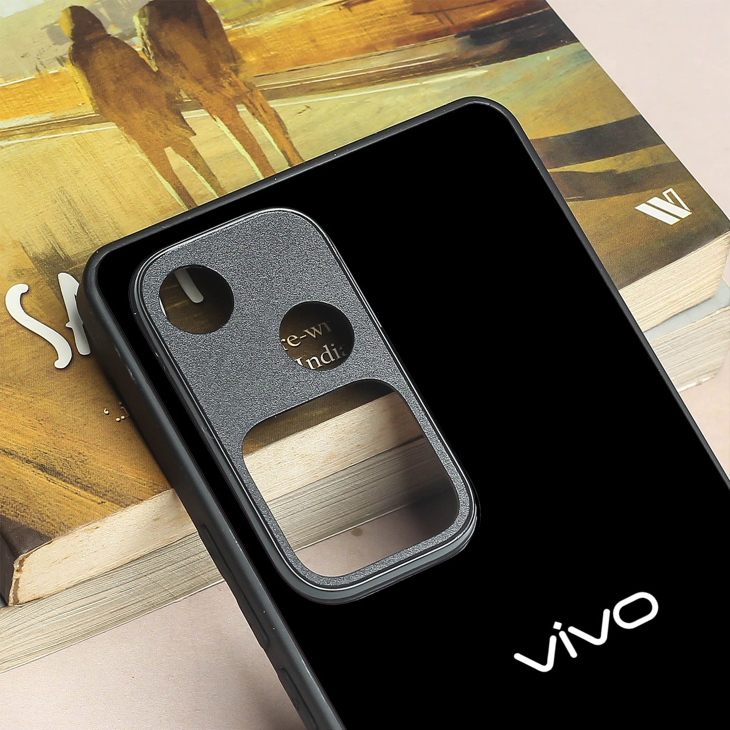Black metal back case for Vivo S18
