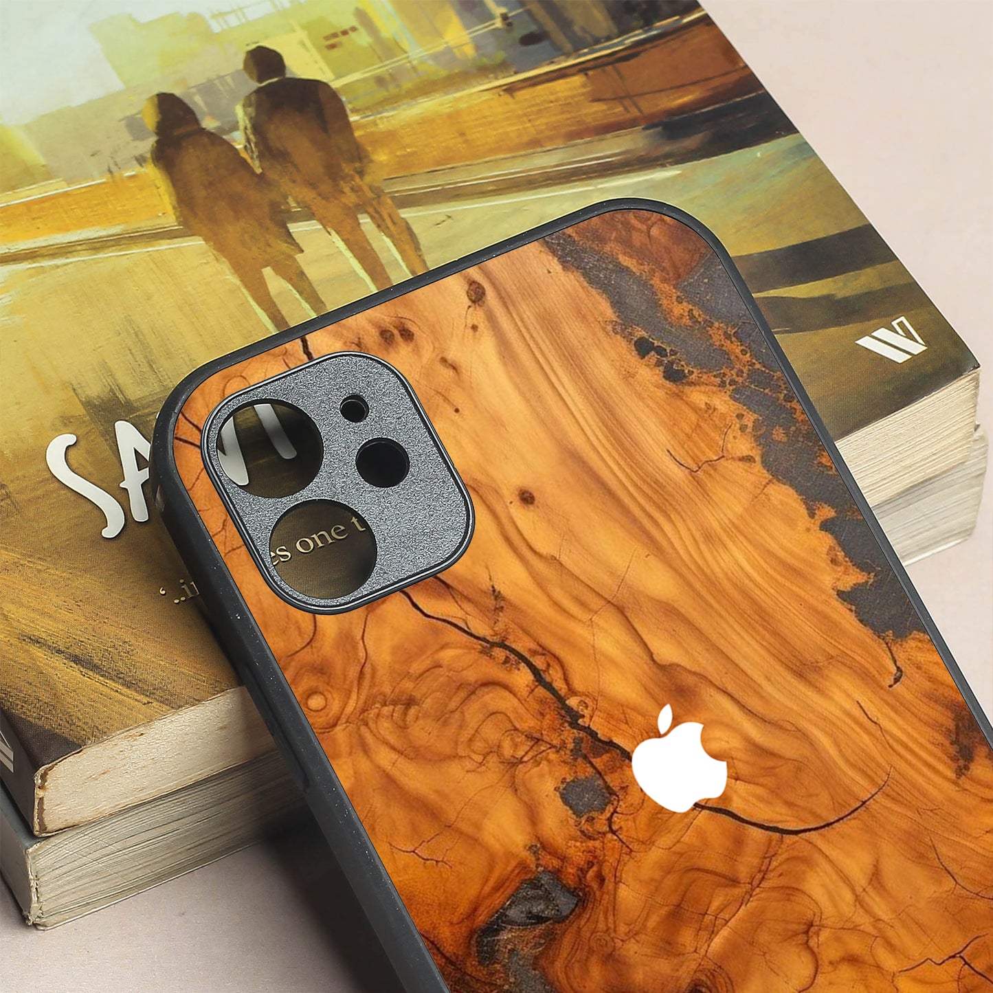 Lava Oak metal back case for Apple Iphone 11