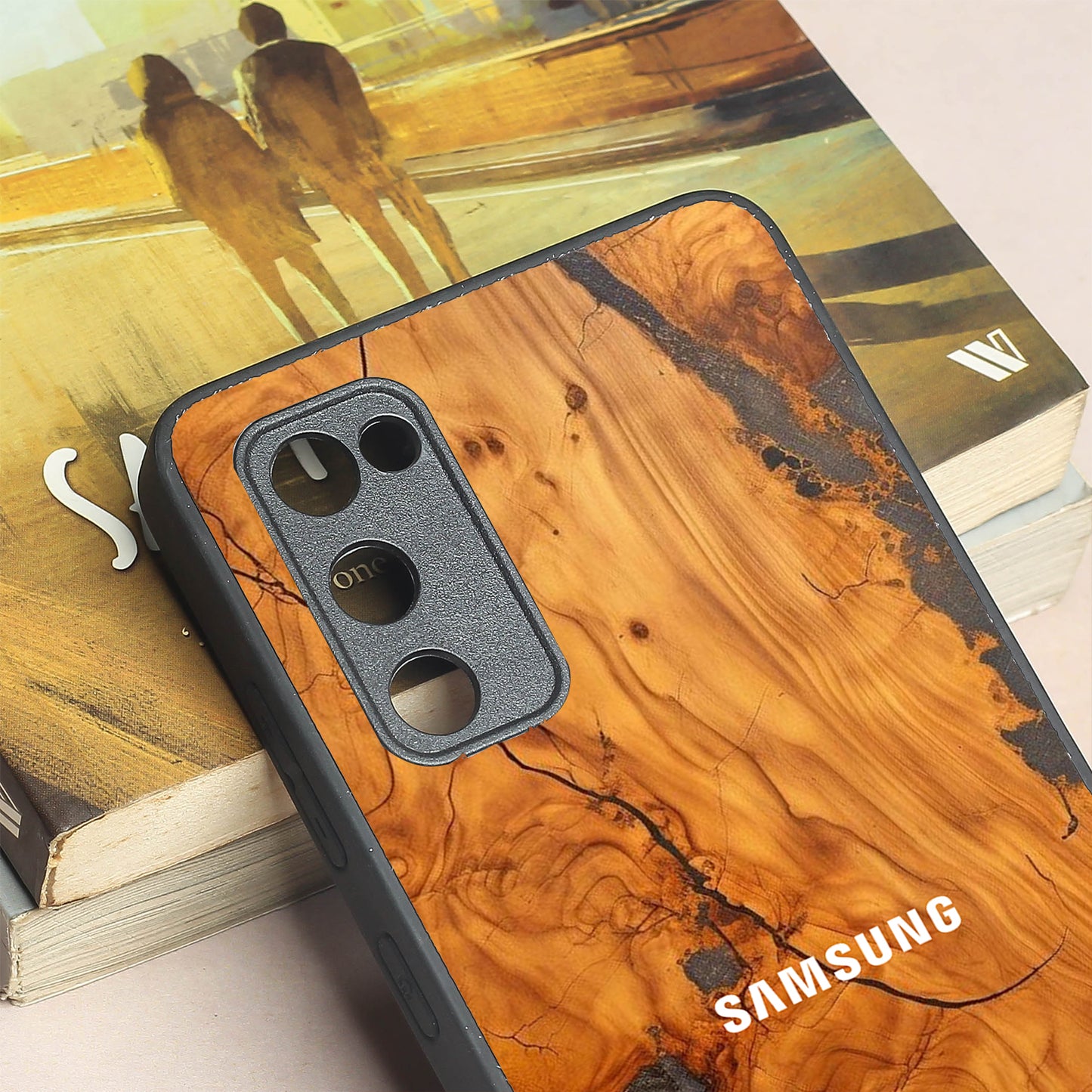 Lava Oak metal back case for Samsung S20 FE