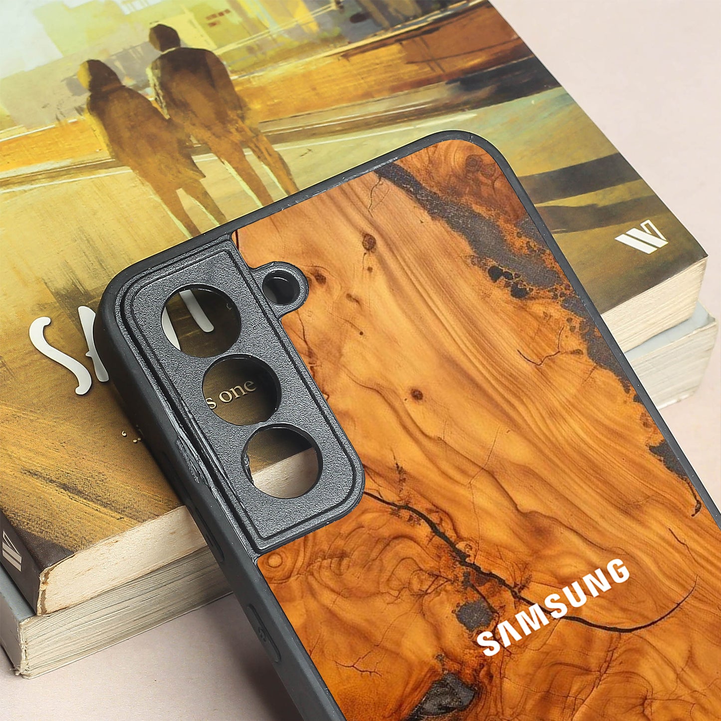 Lava Oak metal back case for Samsung S21 FE