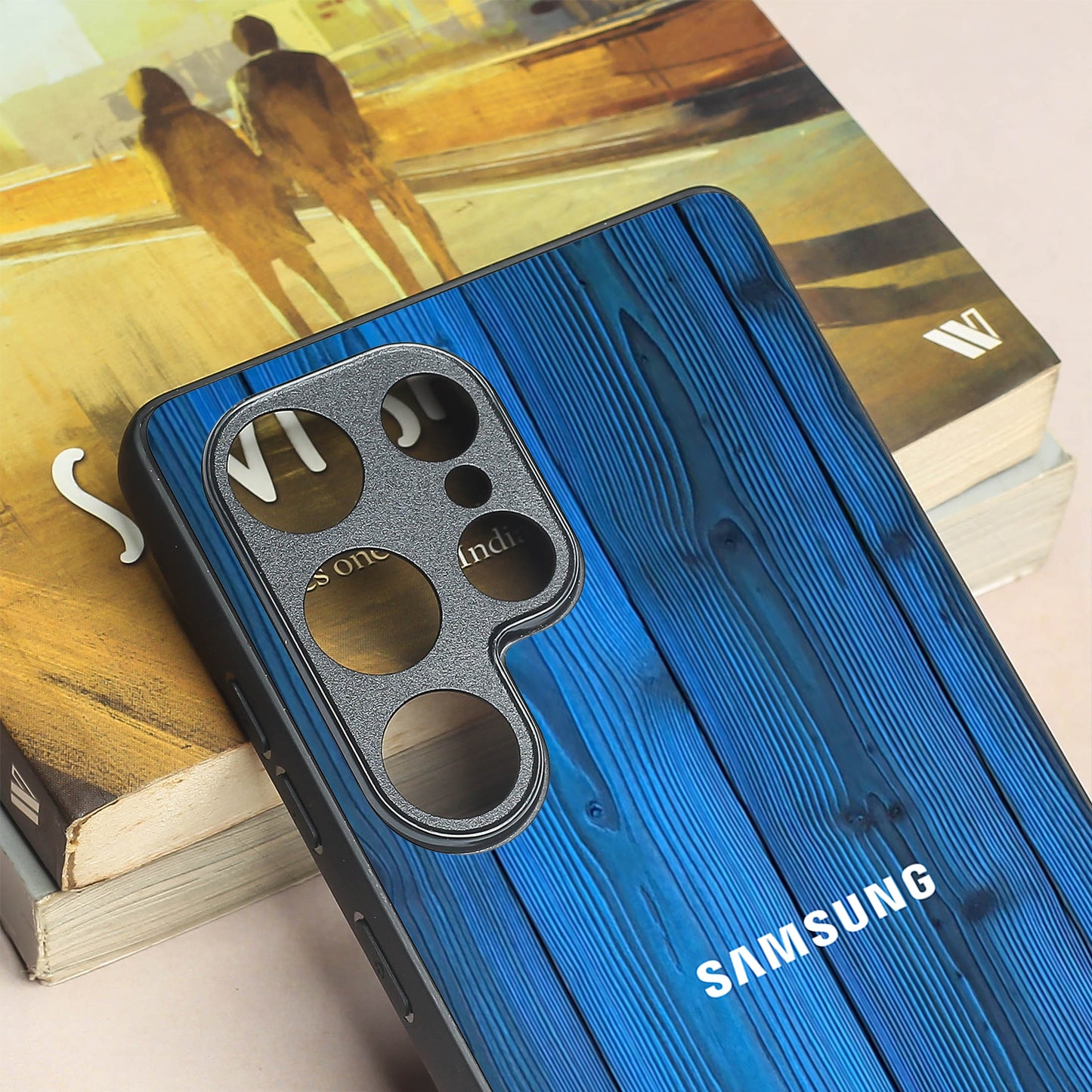 Indigo Planks metal back case for Samsung S25 Ultra