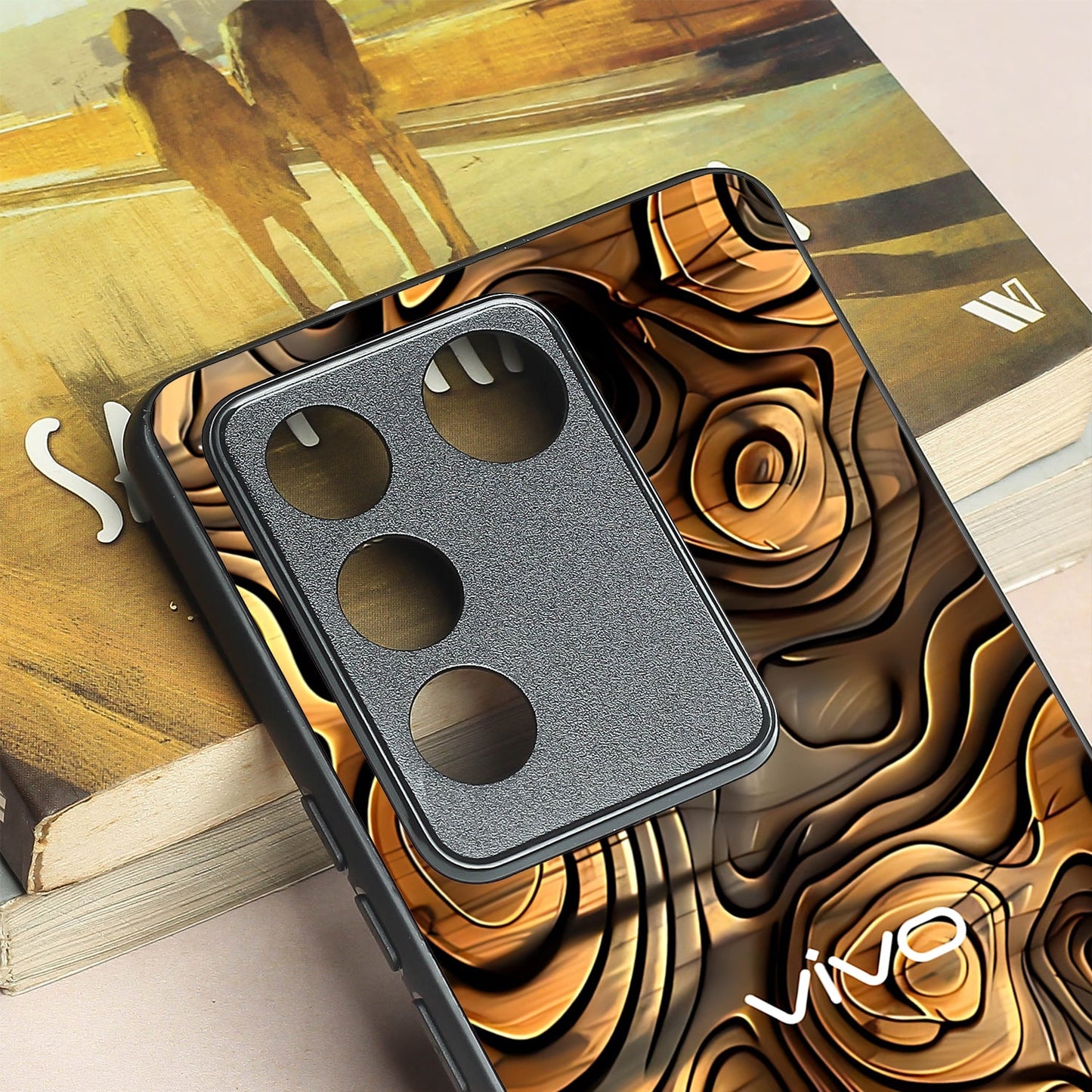 Rust Mirage metal back case for Vivo V27