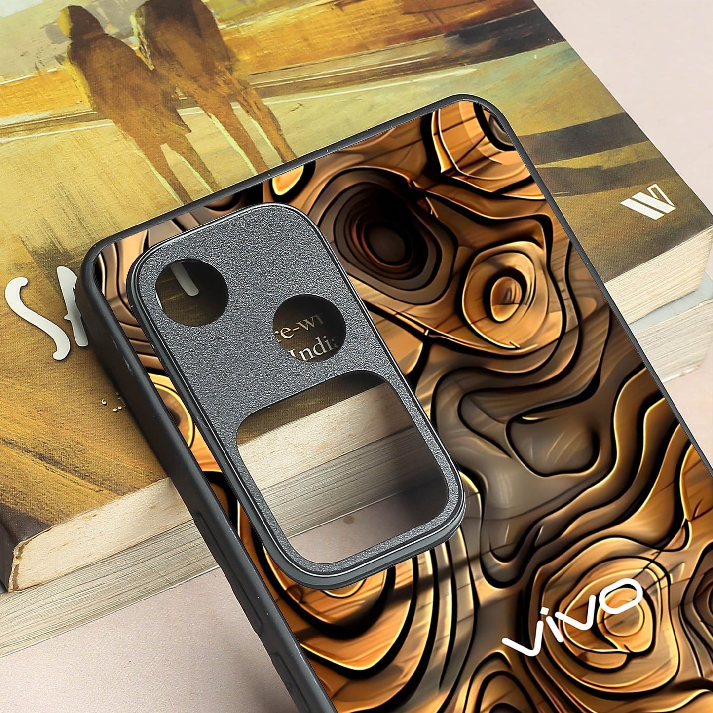 Rust Mirage metal back case for Vivo V30
