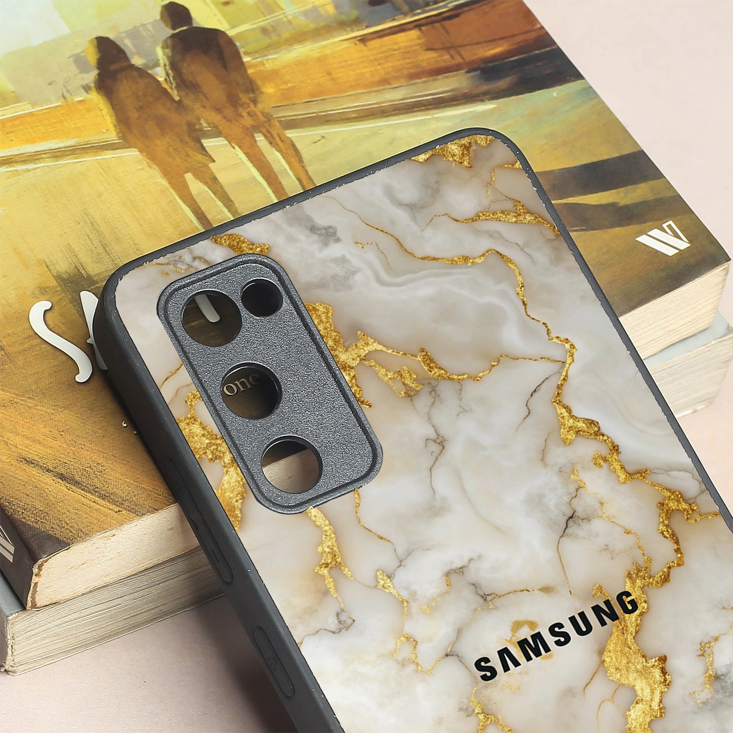 Gold Vein Glory metal back case for Samsung S20 FE
