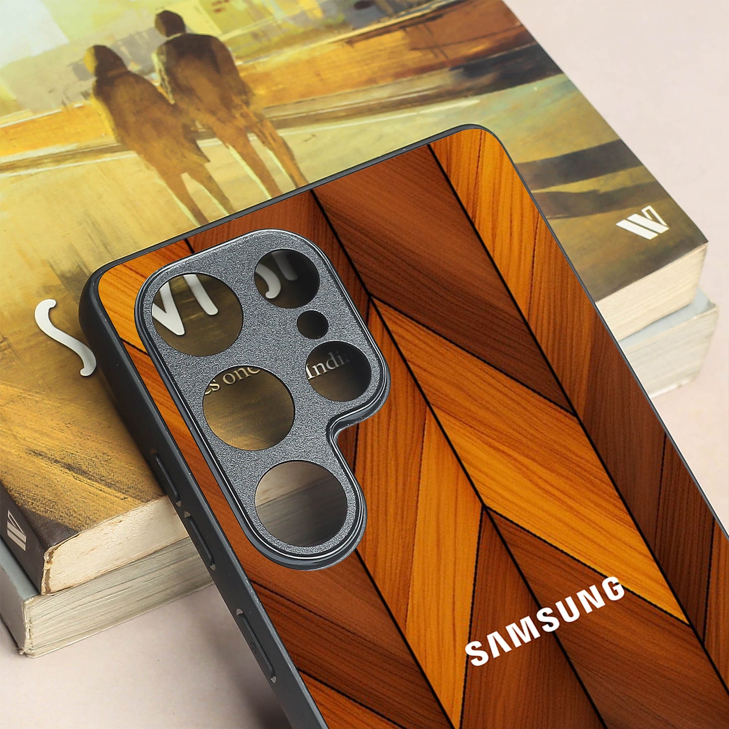 V-Wood Luxe metal back case for Samsung S25 Ultra