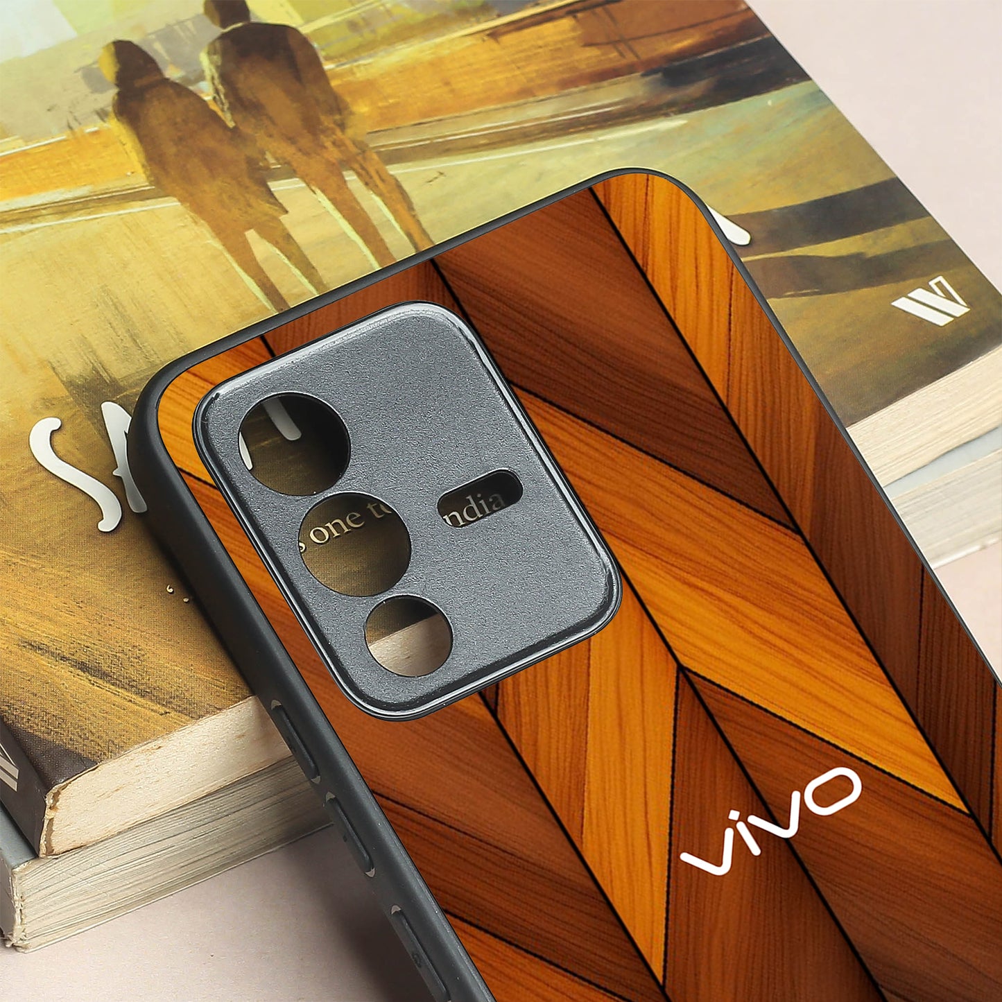 V-Wood Luxe metal back case for Vivo V23