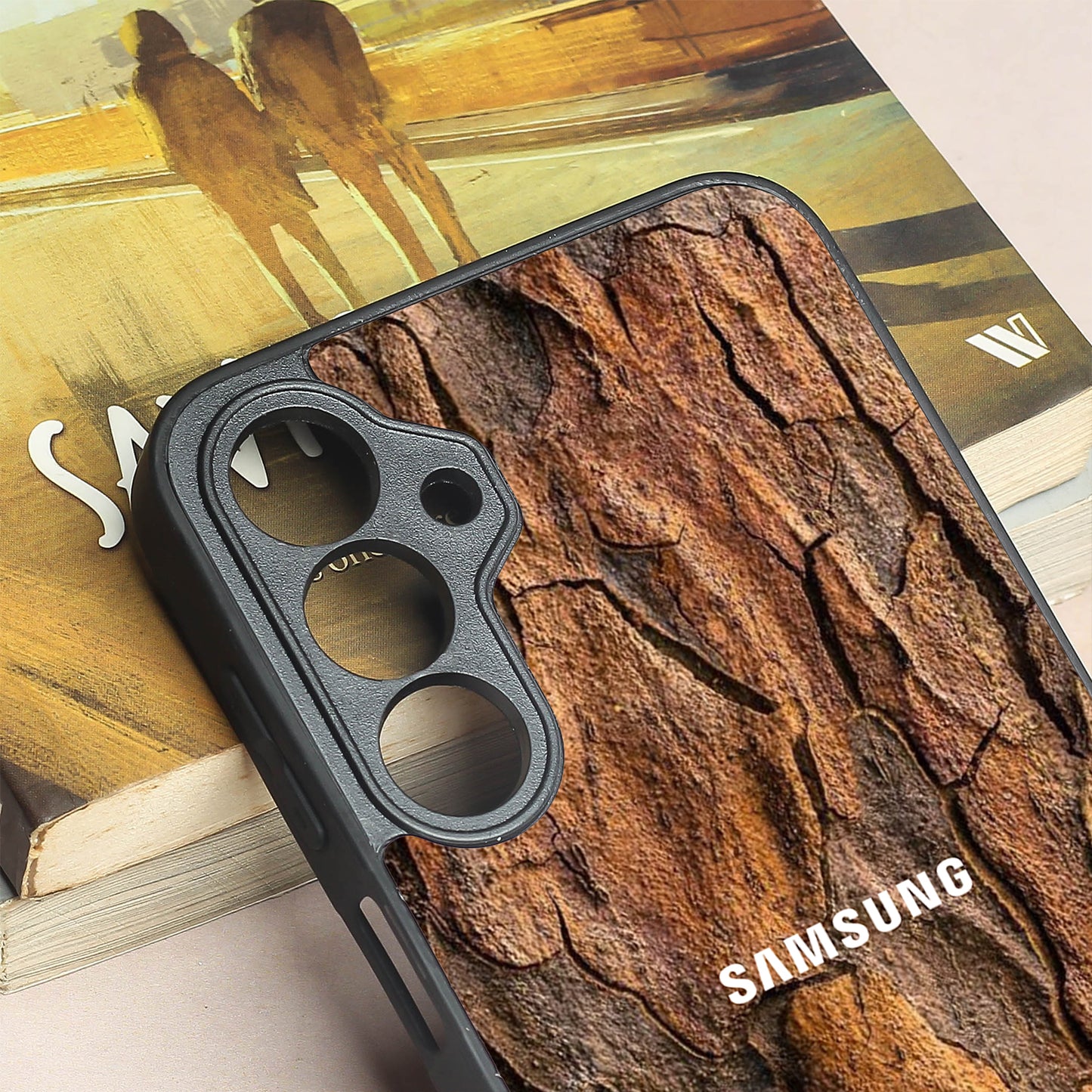 Wavy Grain metal back case for Samsung A16
