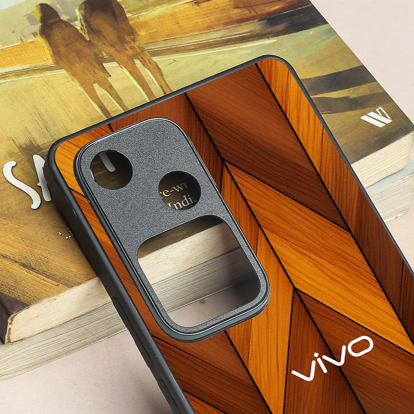 V-Wood Luxe metal back case for Vivo V30