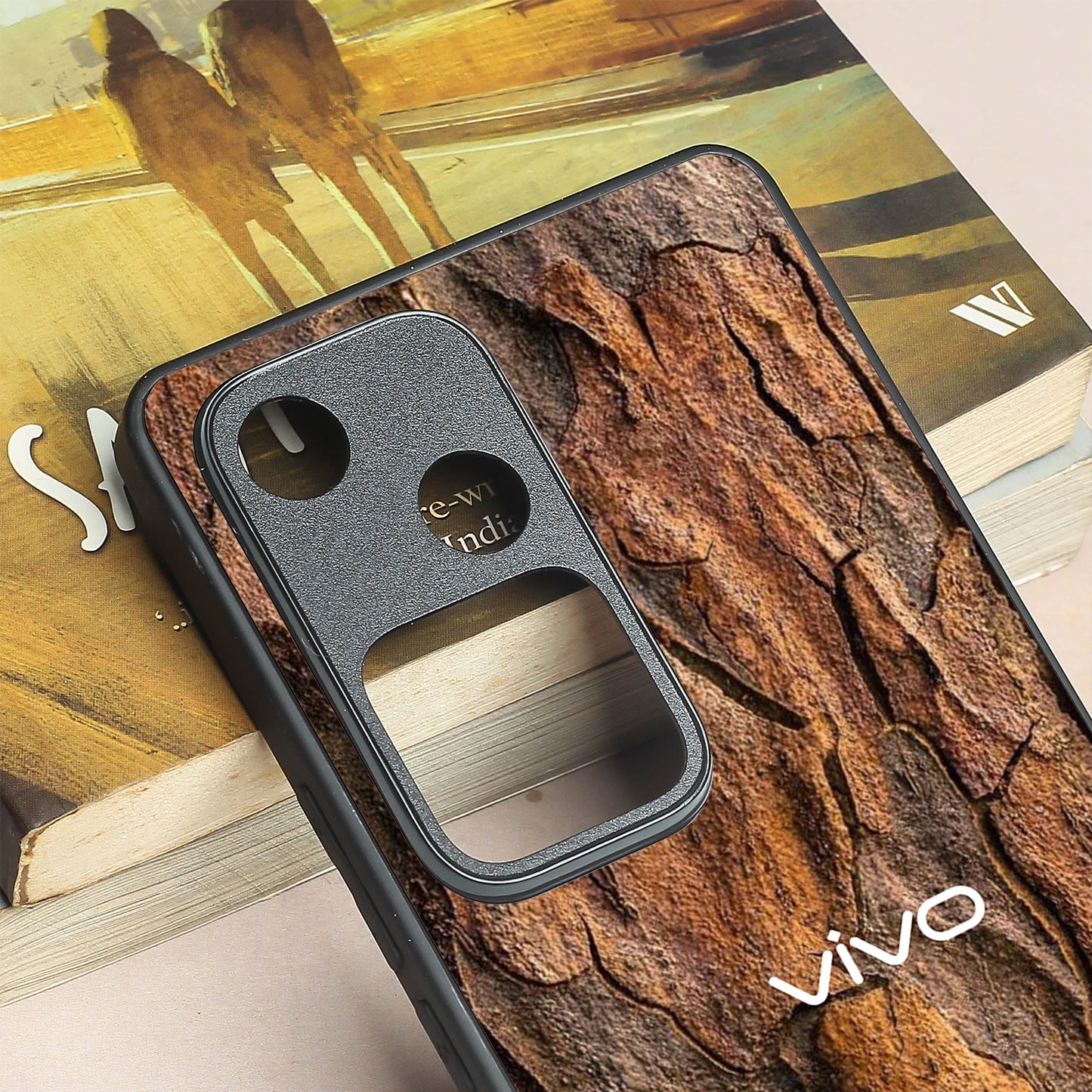 Wavy Grain metal back case for Vivo S18