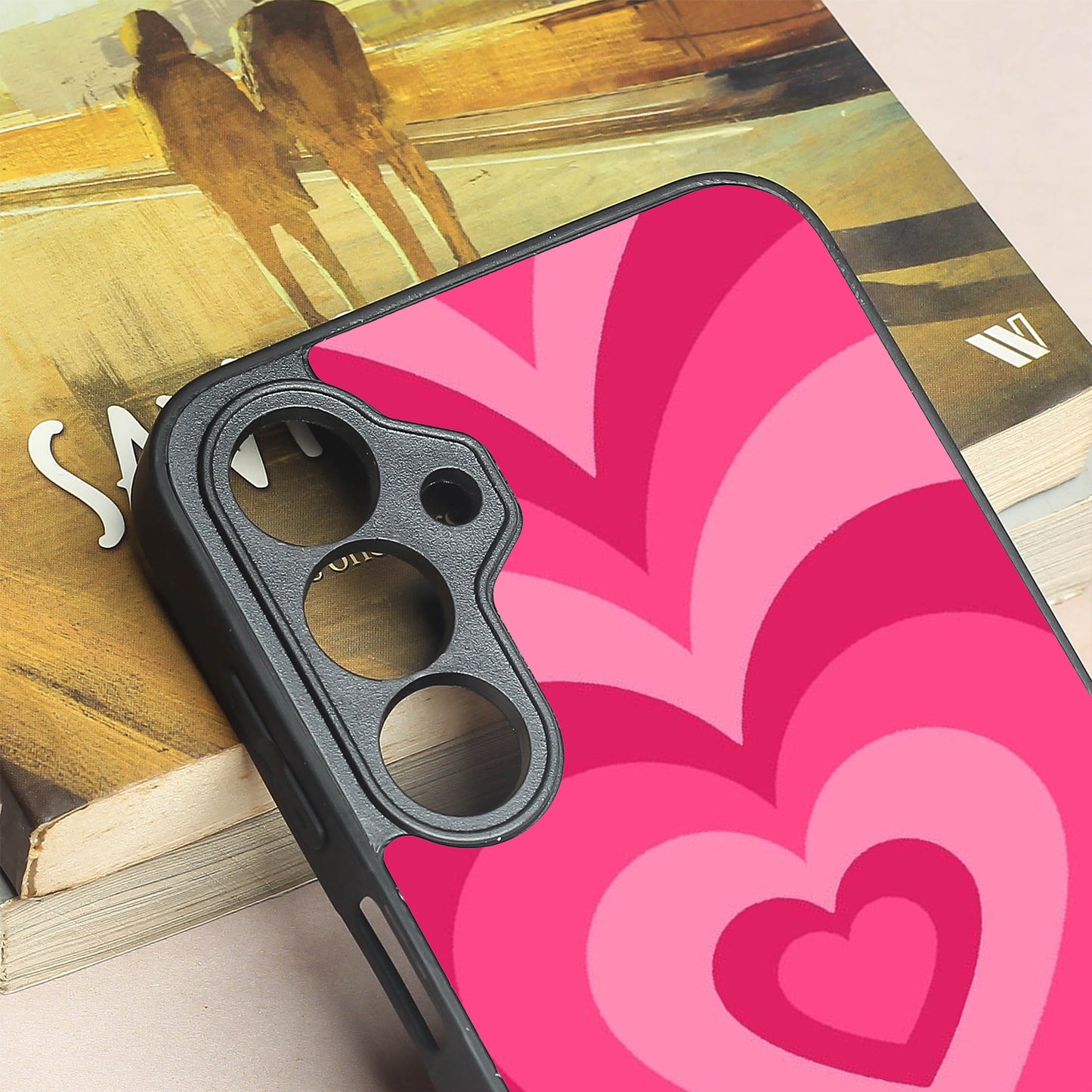 Retro Love metal back case for Samsung A16