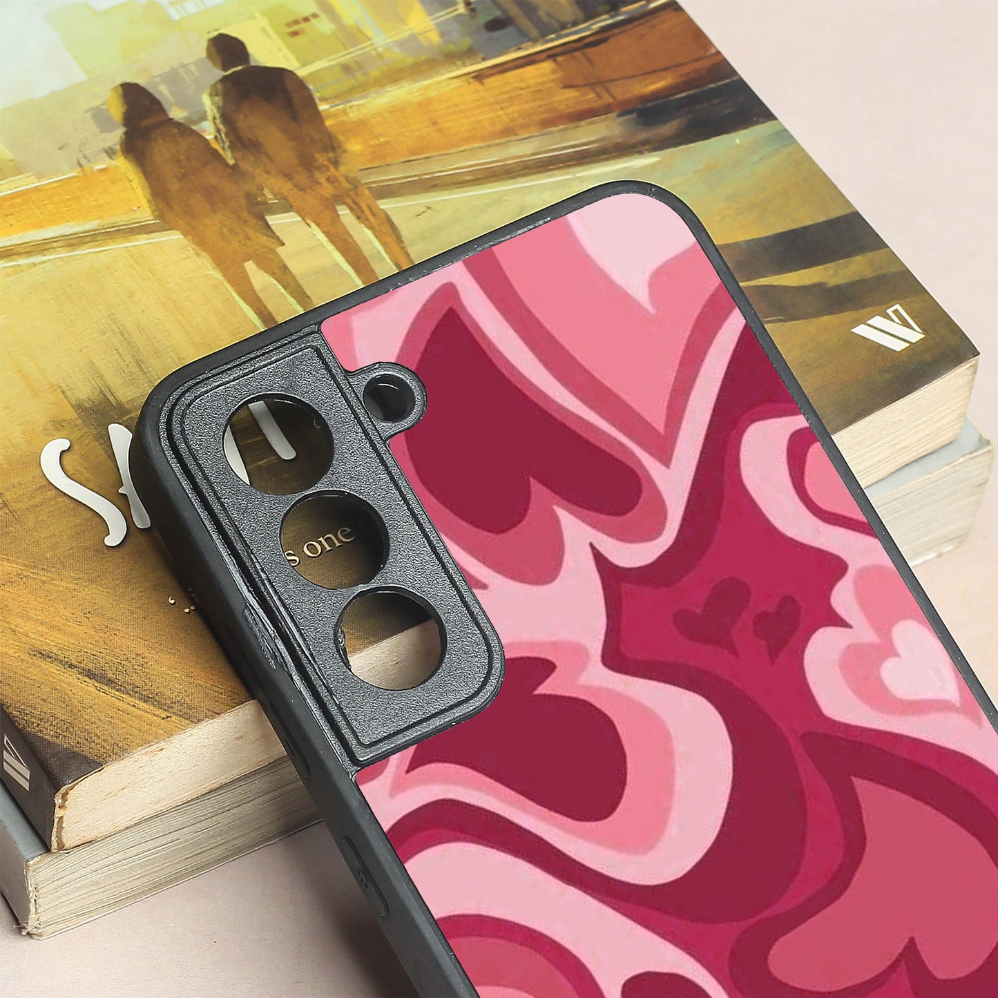 Valentine Wave Marble metal back case for Samsung S21 FE