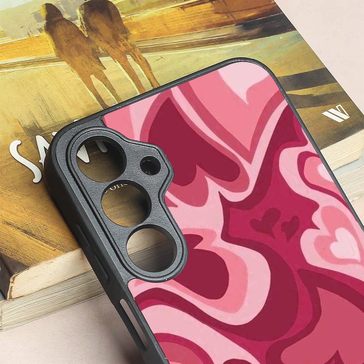 Valentine Wave metal back case for Samsung A16