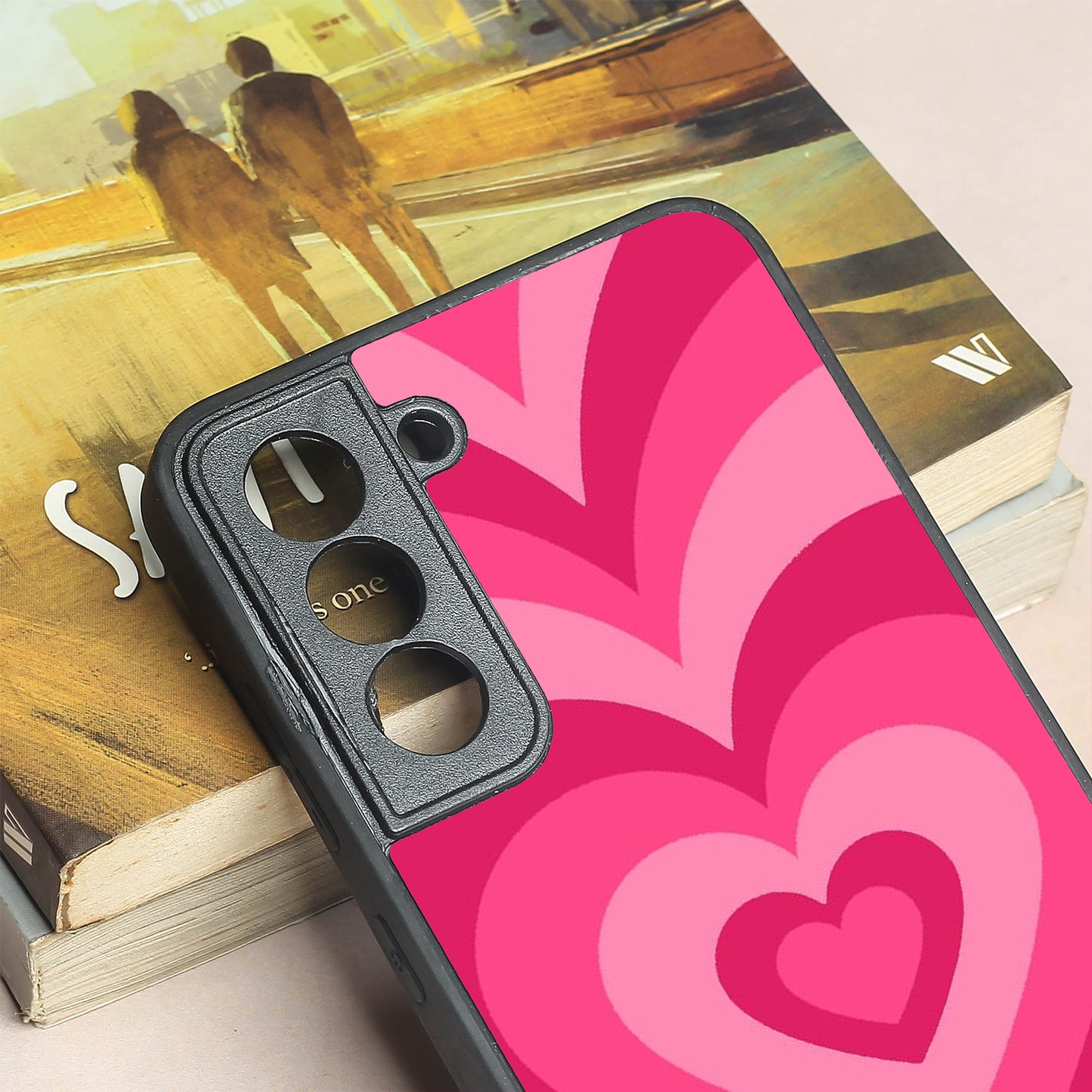 Retro Love metal back case for Samsung S21 FE