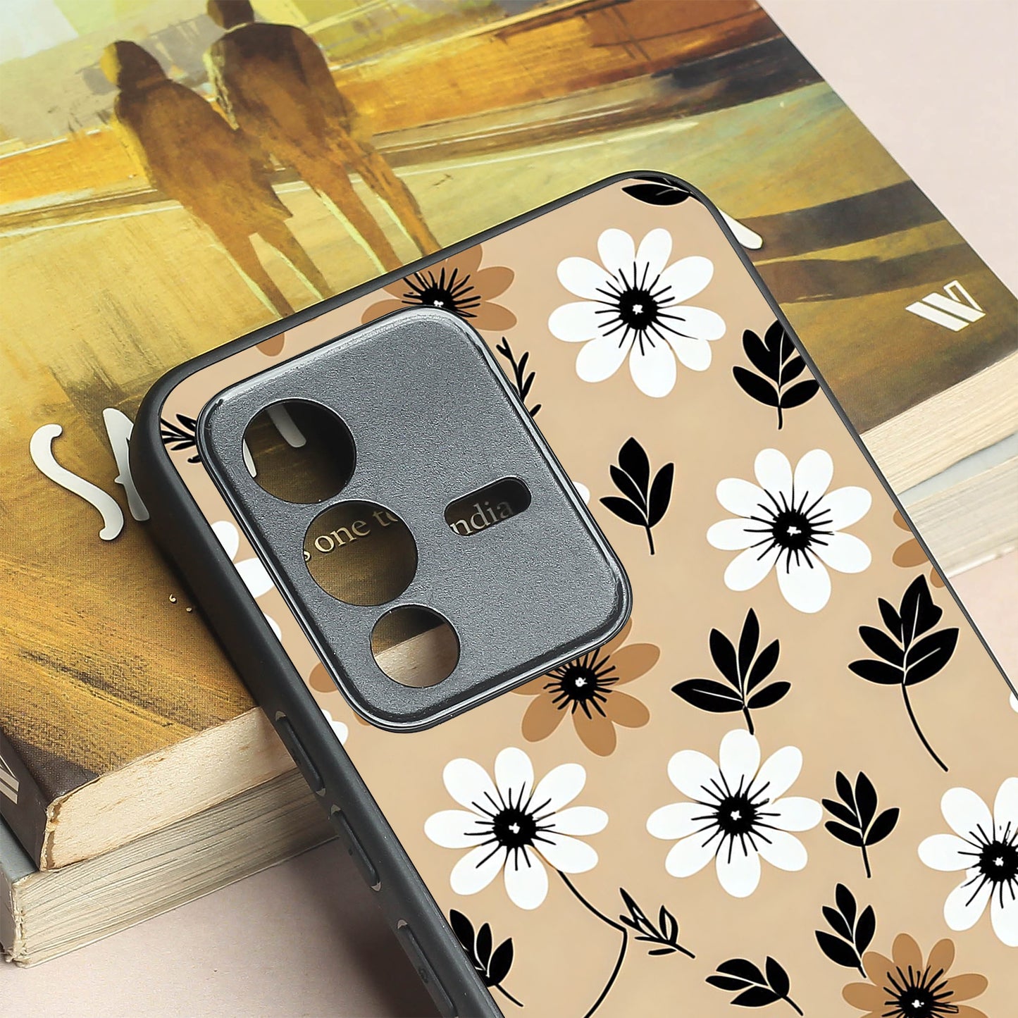 Daisy Dusk metal back case for Vivo V23