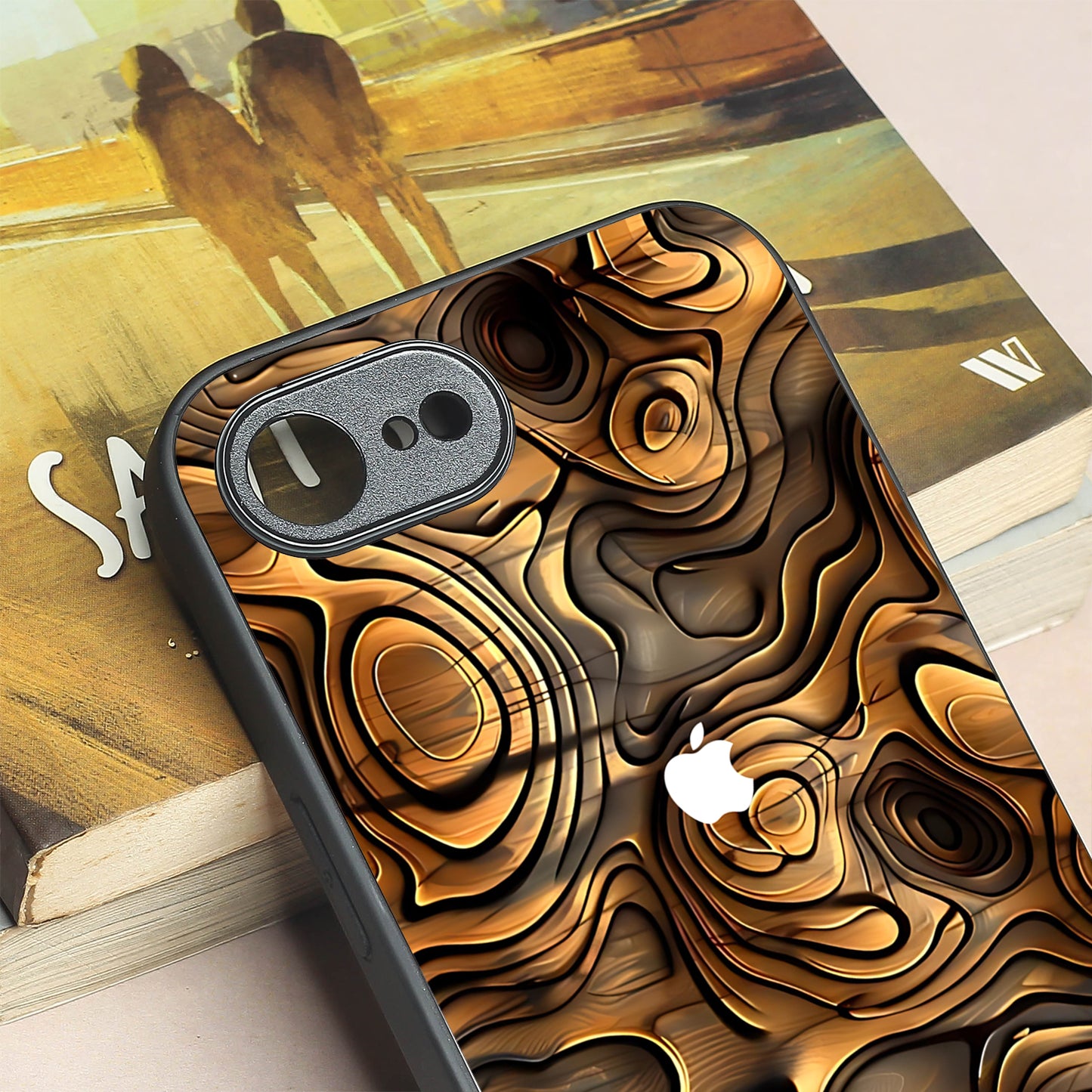 Rust Mirage metal back case for Apple Iphone 16e