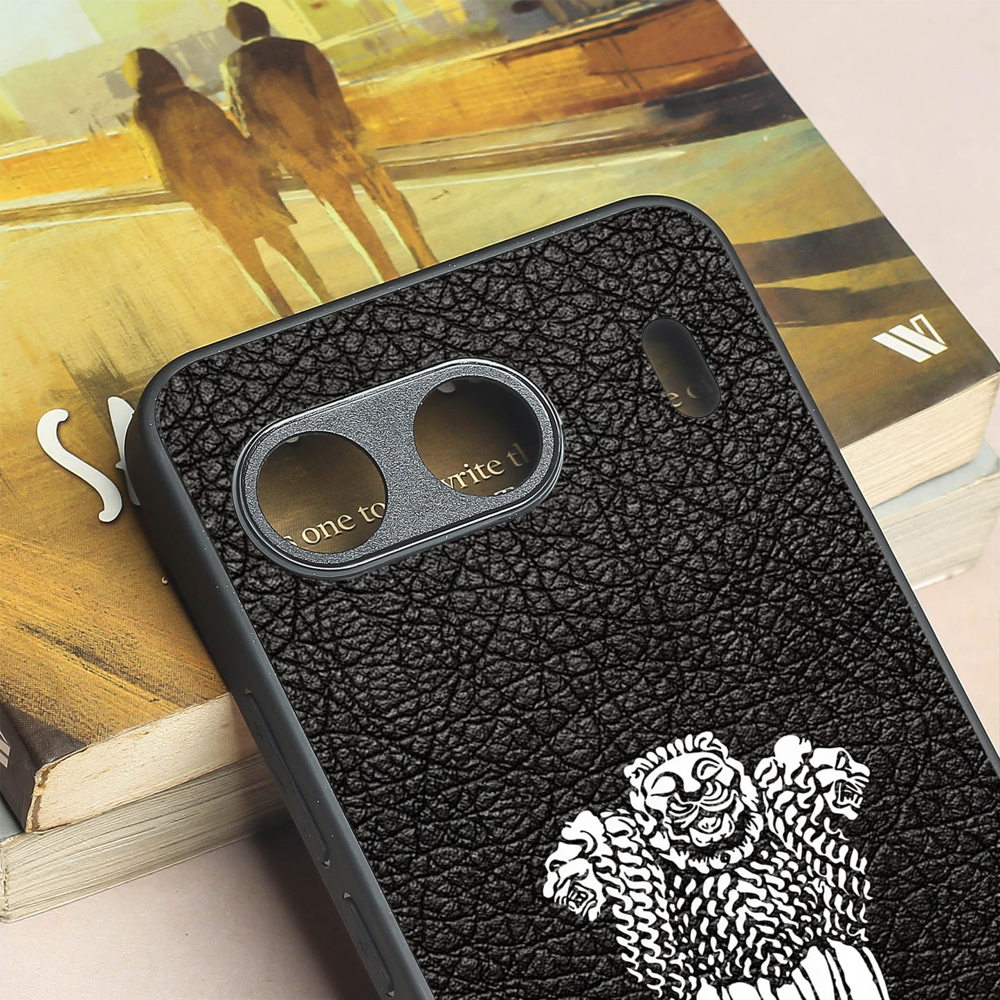 Black Satyamev Jayate metal back case for Oneplus Nord 4
