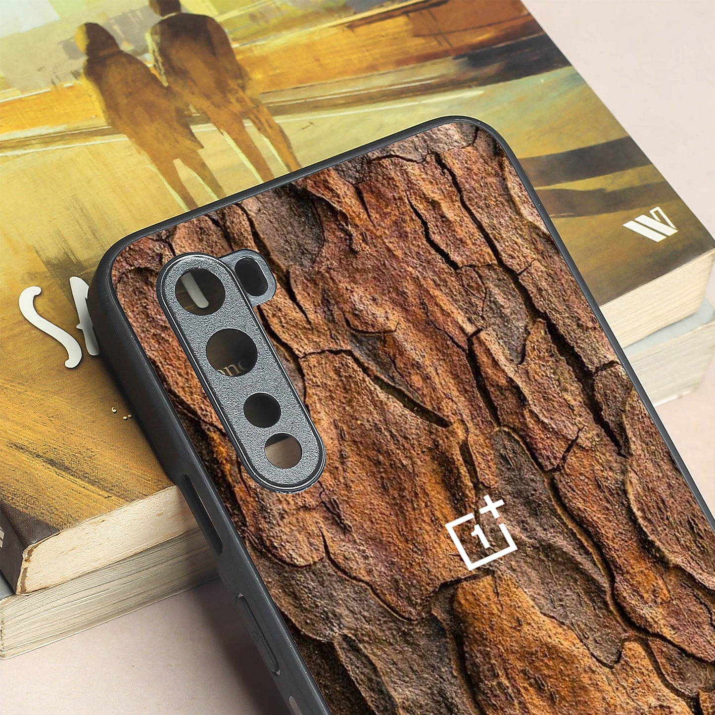 Wavy Grain metal back case for Oneplus Nord