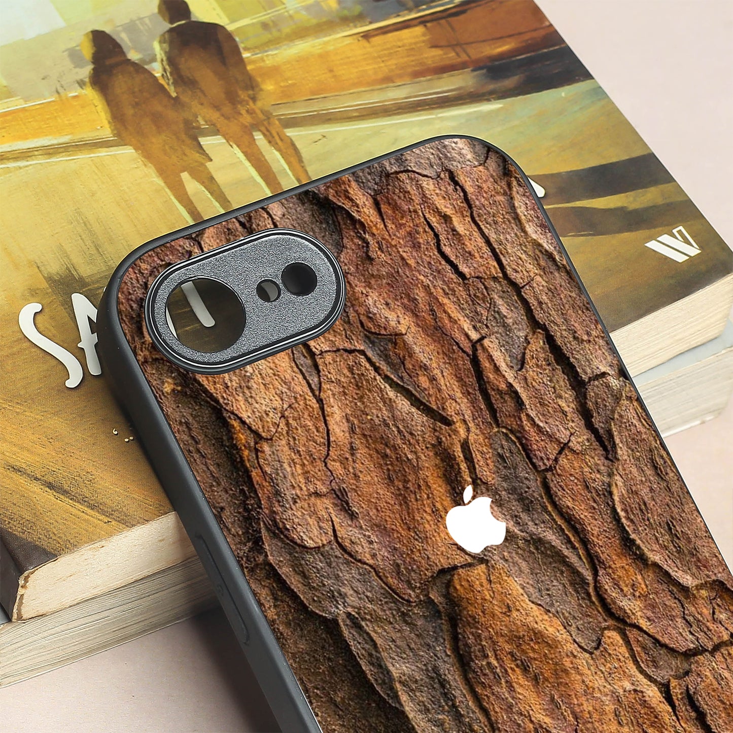 Wavy Grain metal back case for Apple Iphone 16e