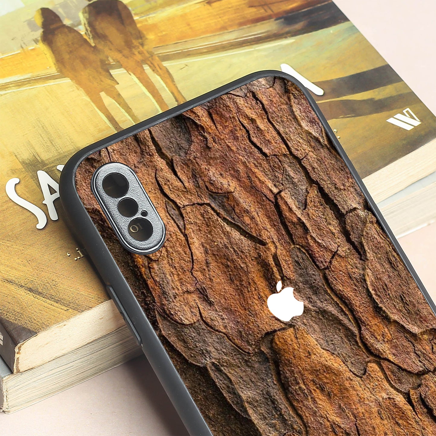 Wavy Grain metal back case for Apple Iphone X/XS