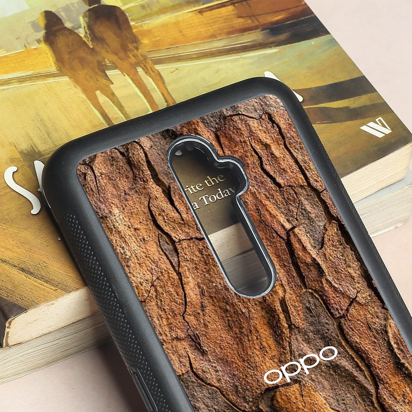 Wavy Grain metal back case for Oppo Reno2 Z