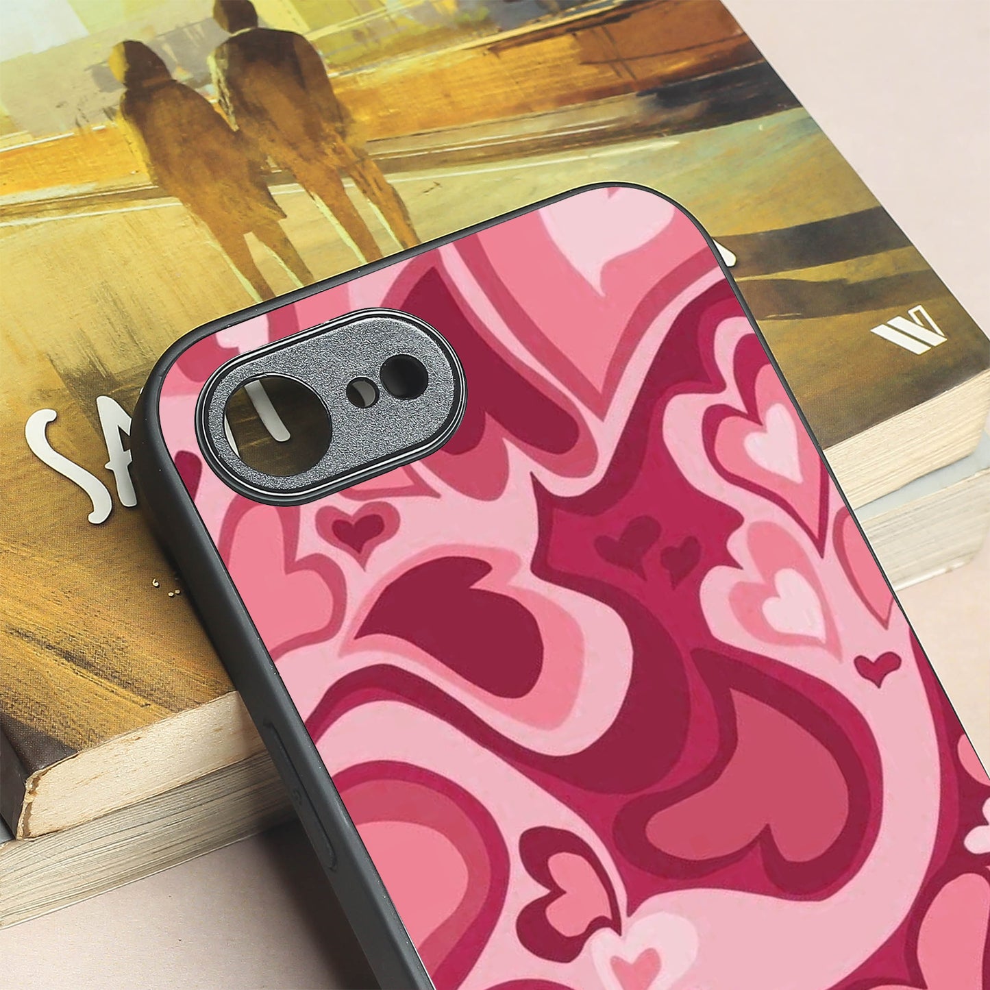 Valentine Wave metal back case for Apple Iphone 16e