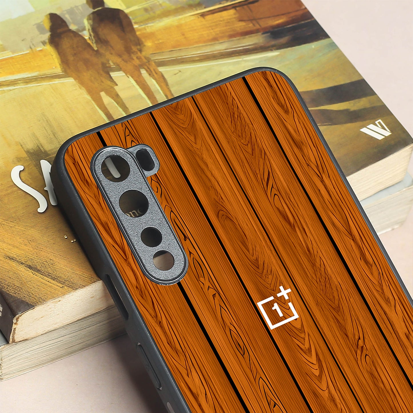 WoodCraft Touch metal back case for Oneplus Nord