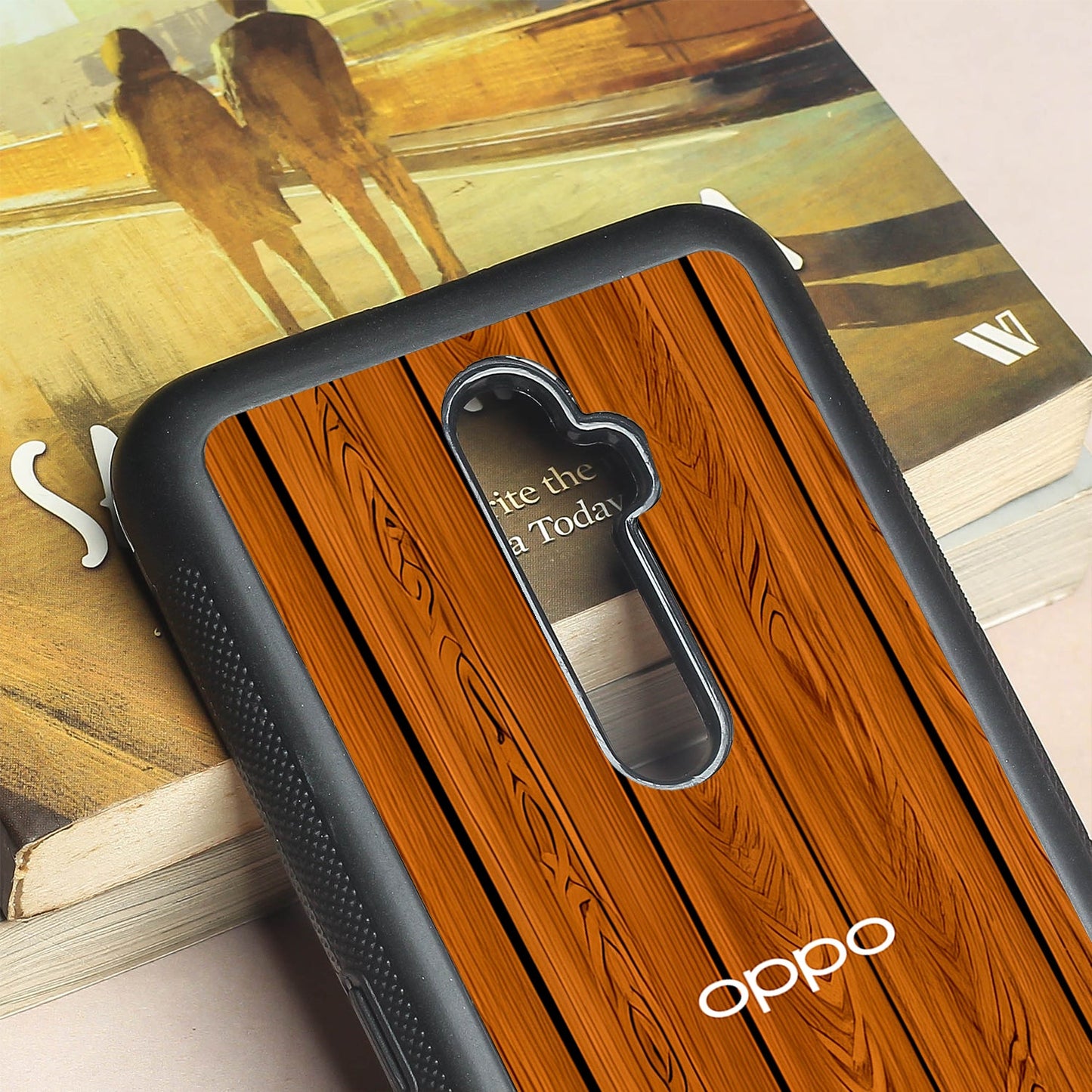 WoodCraft Touch metal back case for Oppo Reno2 Z