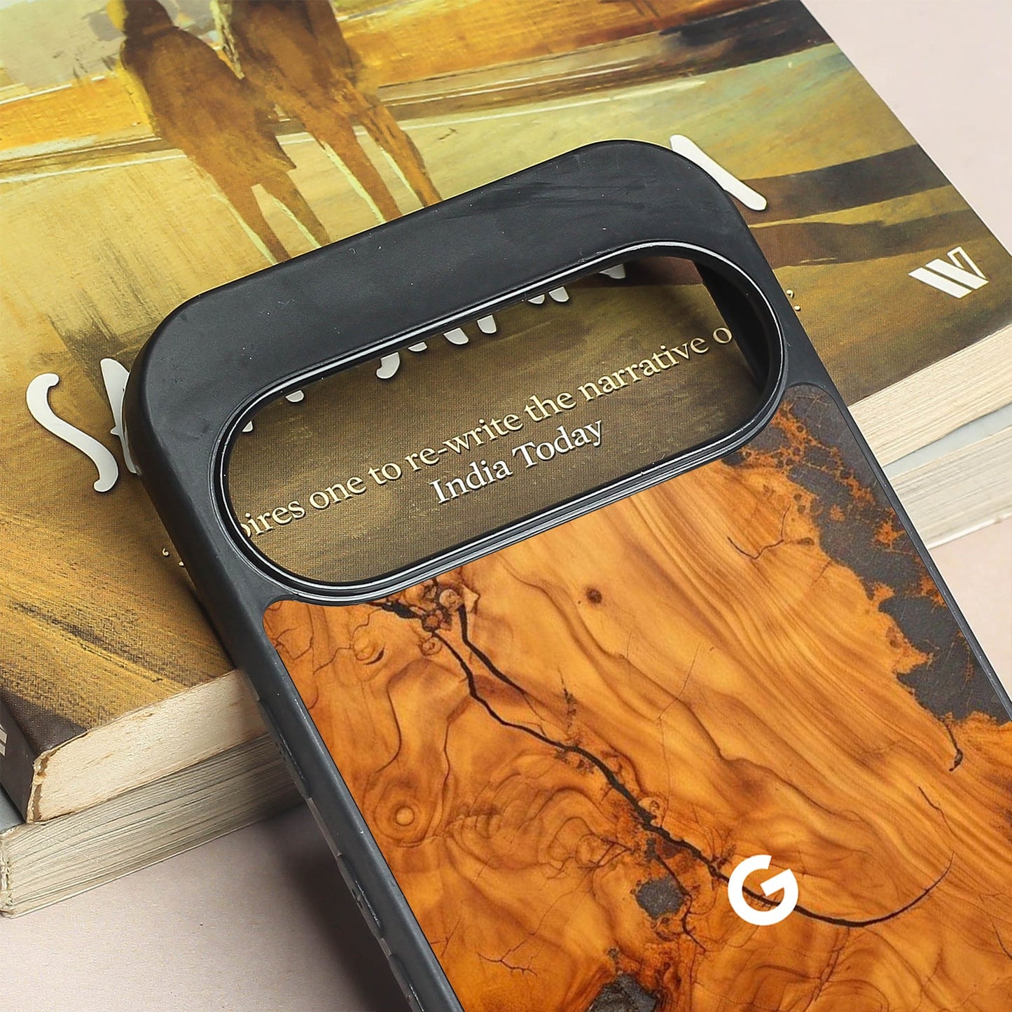 Lava Oak metal back case for Google Pixel 9 Pro