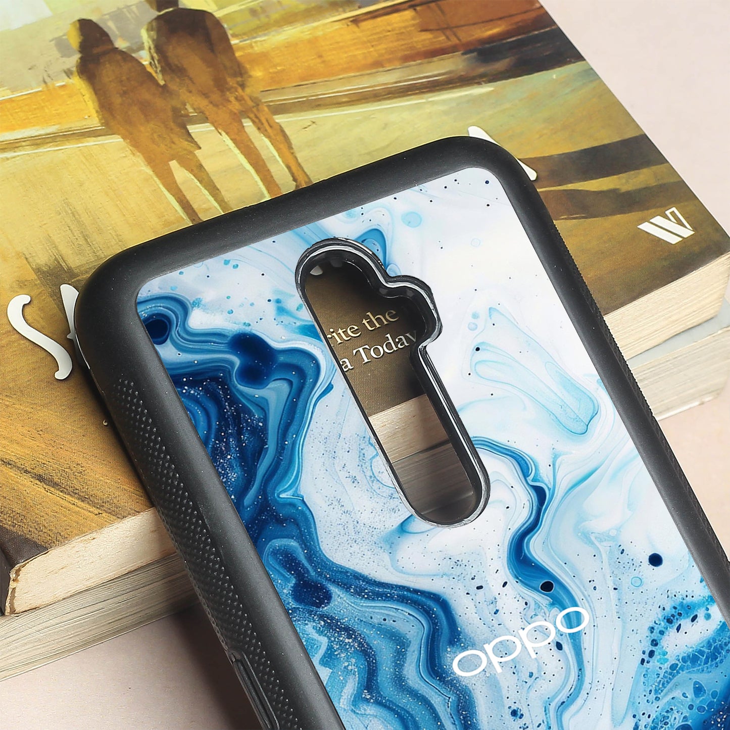 Neptune Swirl metal back case for Oppo Reno2 F