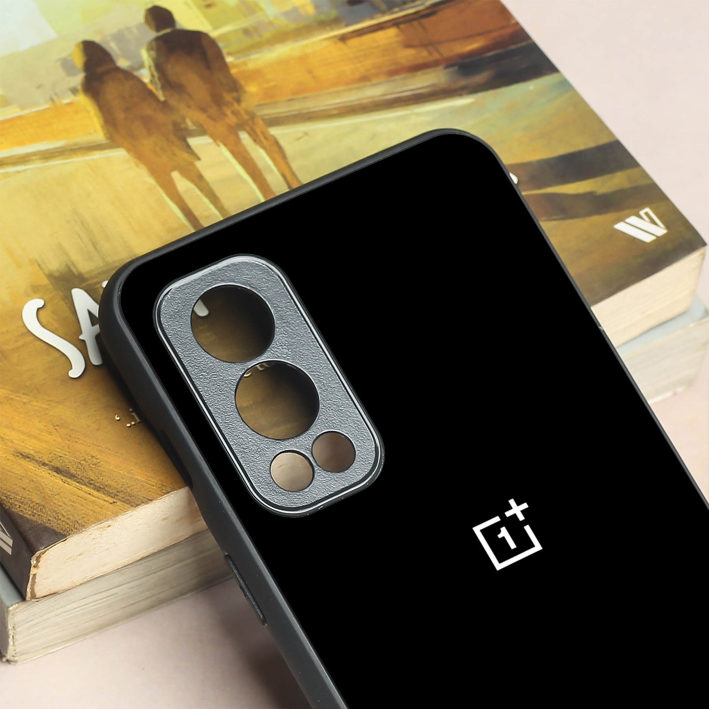 Black metal back case for Oneplus Nord 2