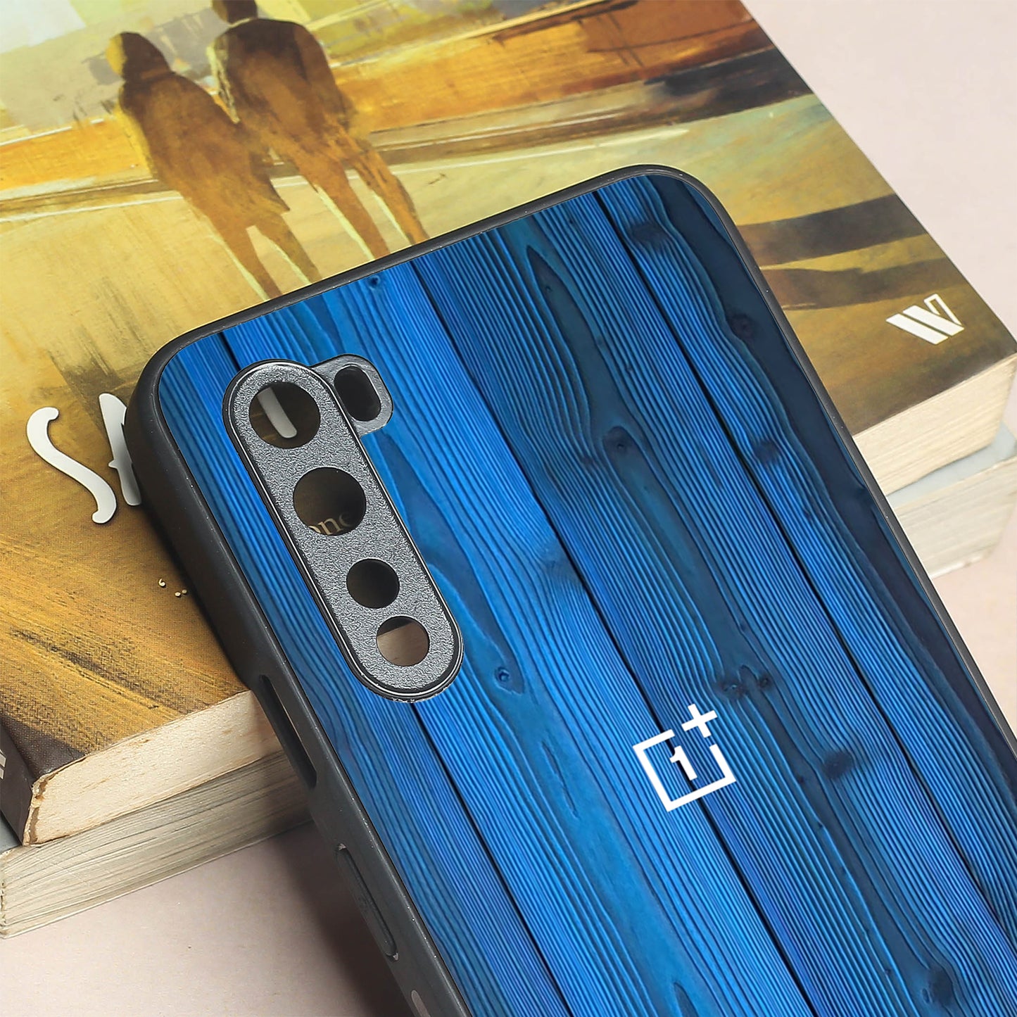 Indigo Planks metal back case for Oneplus Nord