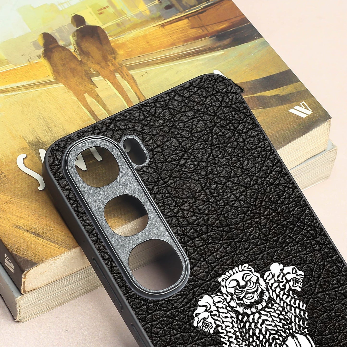 Black Satyamev Jayate metal back case for Vivo Y300