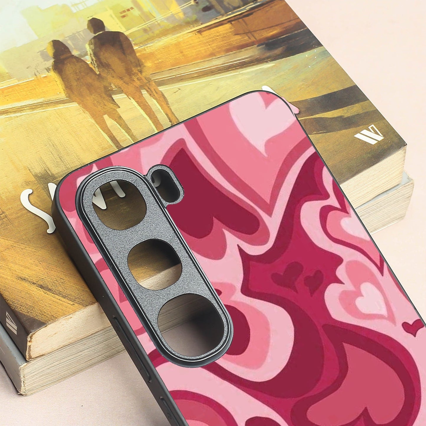 Valentine Wave metal back case for Vivo Y300