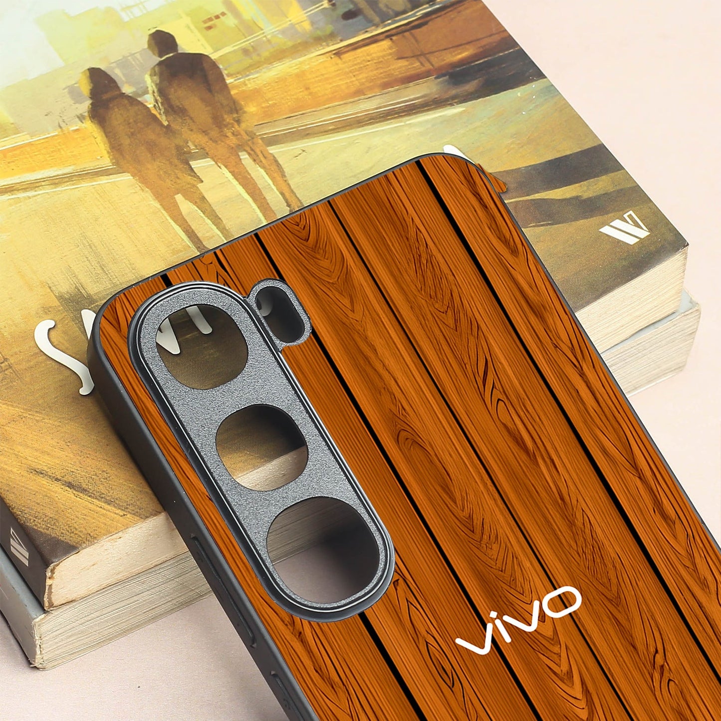 WoodCraft Touch metal back case for Vivo Y300