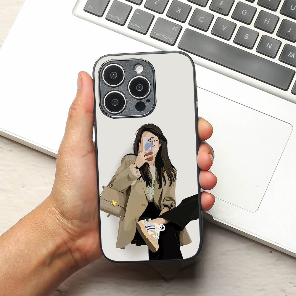 Chic Snap metal back case for Apple Iphone 13 Pro