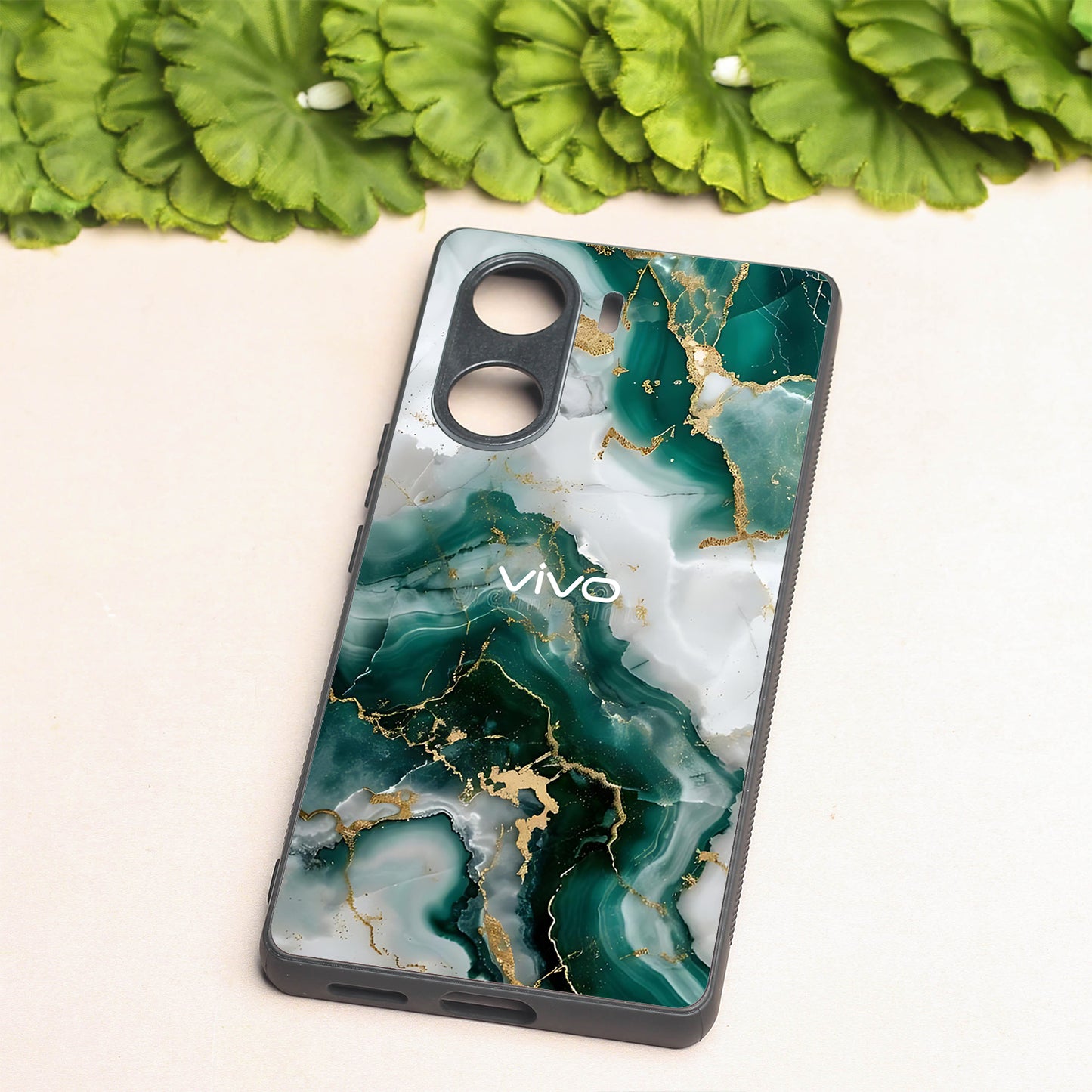 Auric Glaze metal back case for Vivo V29e
