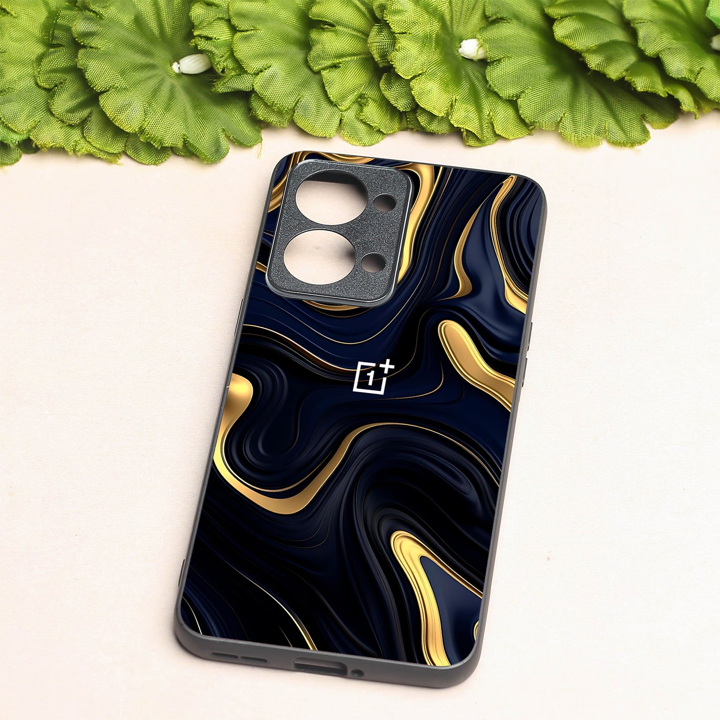 Noir Gold metal back case for Oneplus Nord 2T