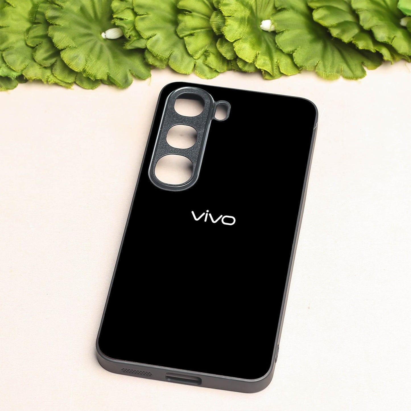 Black metal back case for Vivo Y300