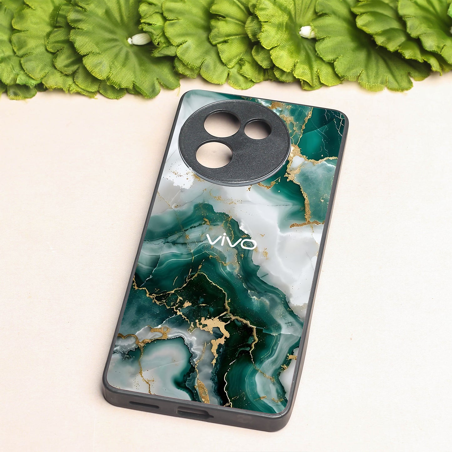 Auric Glaze metal back case for Vivo T3X