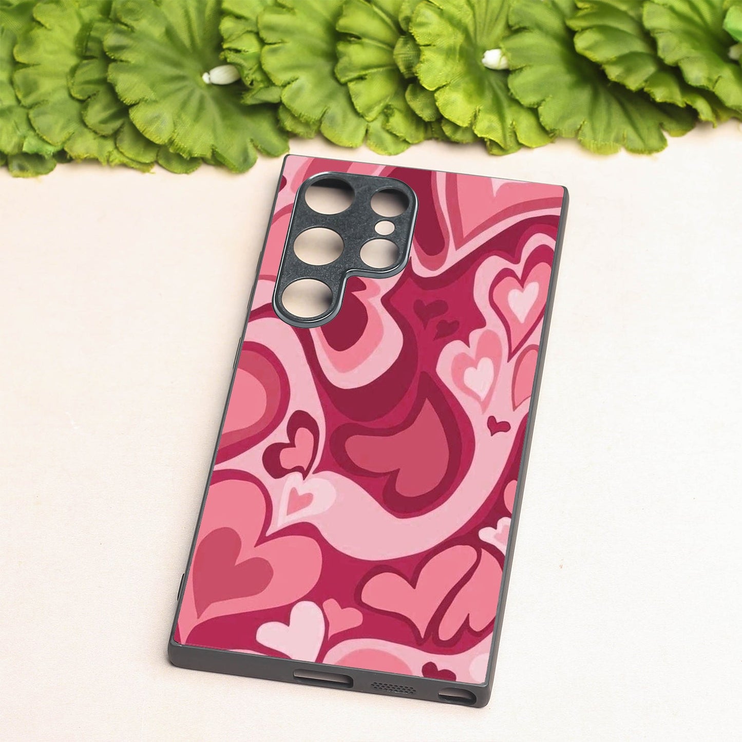 Valentine Wave metal back case for Samsung S24 Ultra