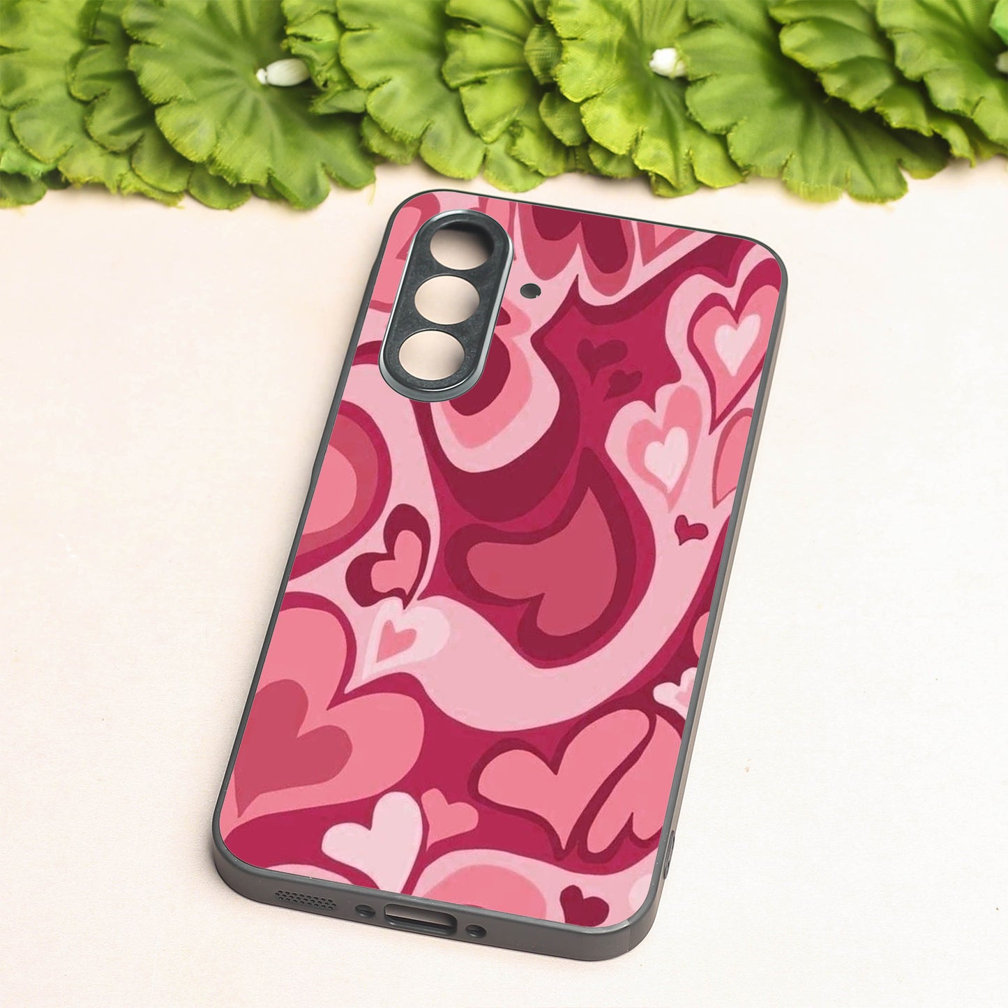 Valentine Wave metal back case for Samsung A56