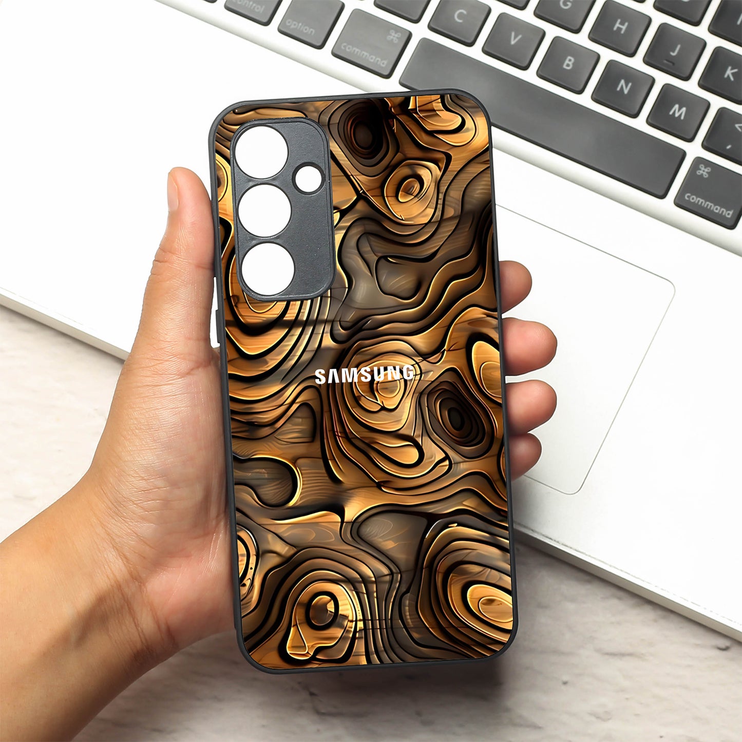 Rust Mirage metal back case for Samsung A35