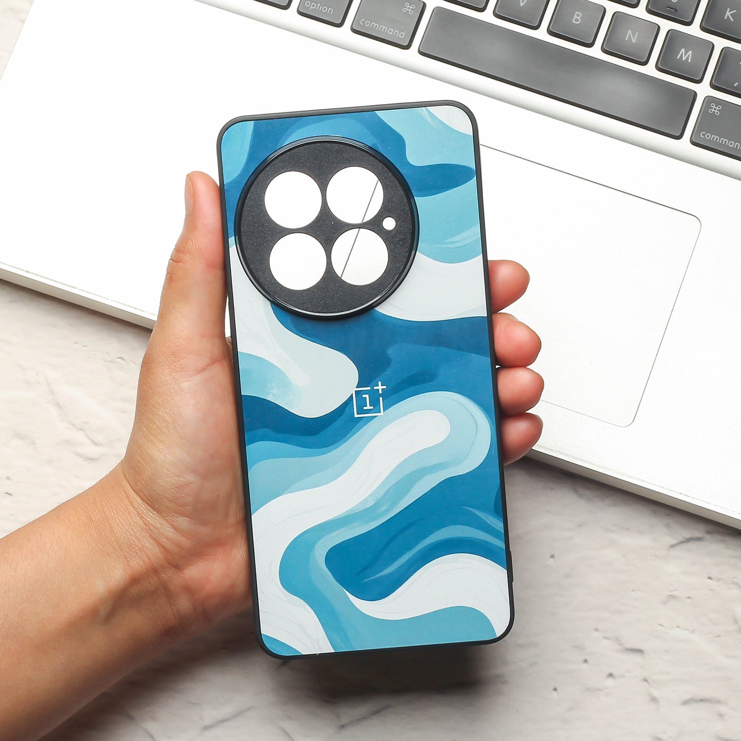 Oceanic Flow metal back case for OnePlus 13R