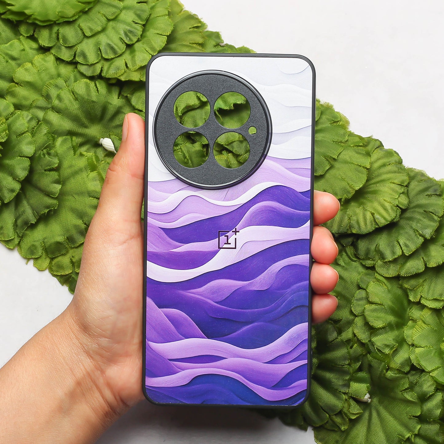 Purple Crest metal back case for OnePlus 13R